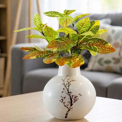 Globe Metal Vase Planter – Narrow Neck Design