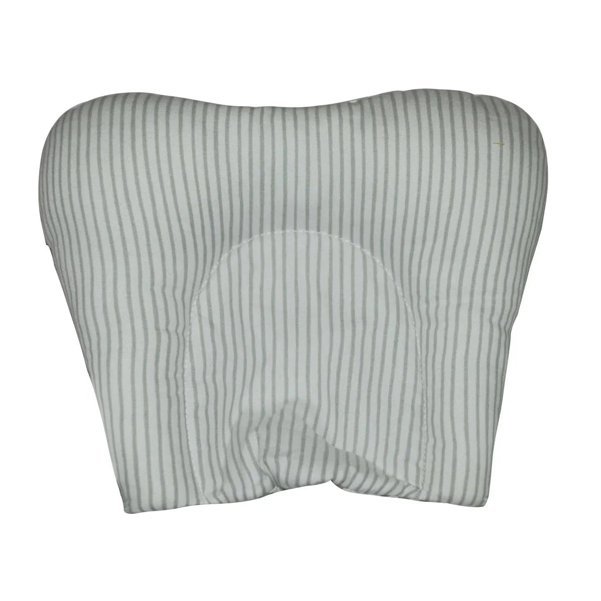 Grey Polka / Grey Stripe Cavity Neck Pillow
