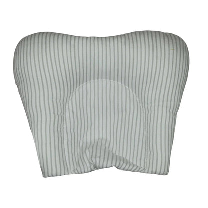 Grey Polka / Grey Stripe Cavity Neck Pillow