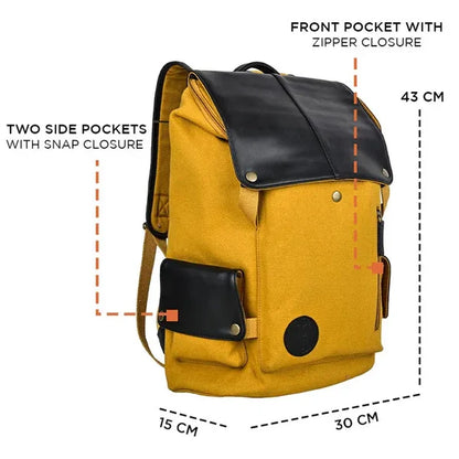 Gear Grid Backpack for Men & Women (Mustard)