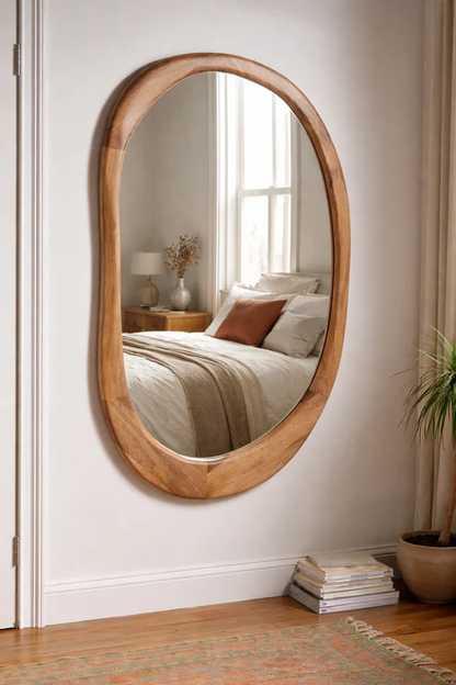 Hadayat Handcrafted Bamboo Wall Mirror