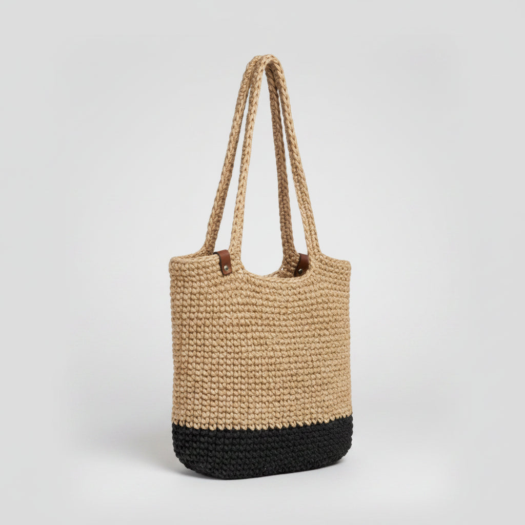 Handcrafted Jute Crochet Tote Bag