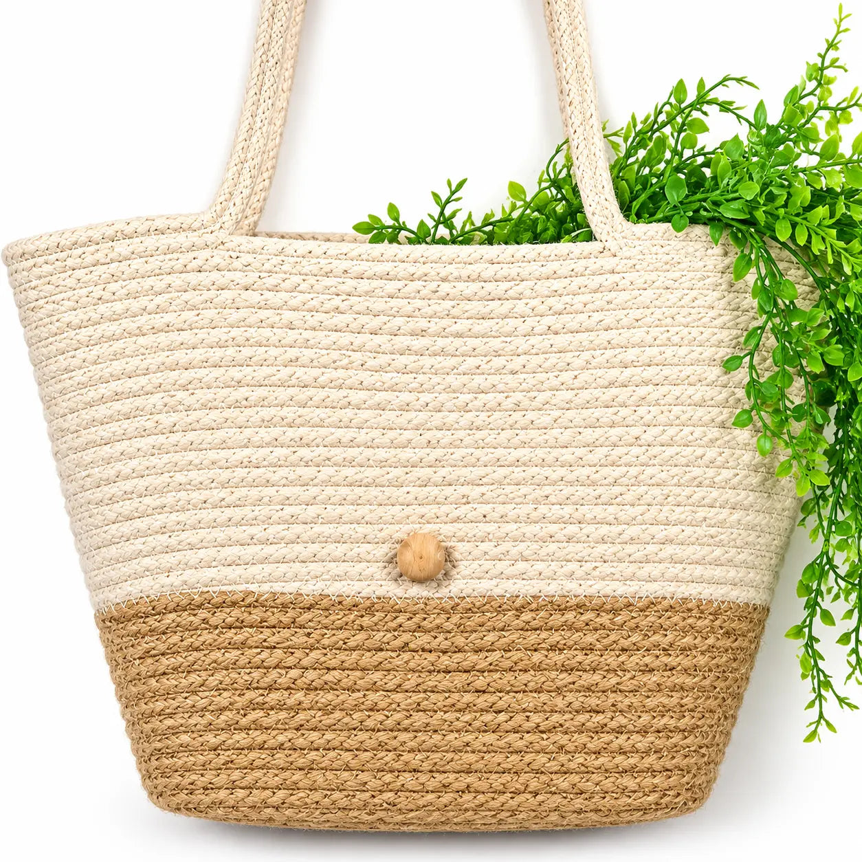 FAIR Lady Handcrafted Cotton Jute Shoulder Bag