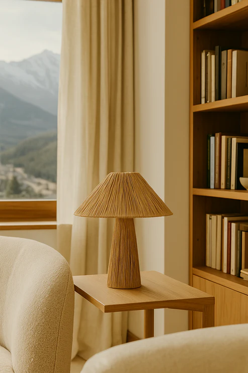 Anala Handcrafted Bamboo Table Lamp