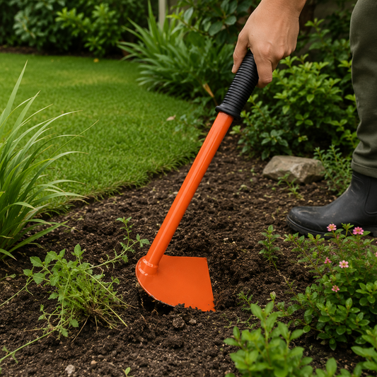 Premium Heavy-Duty Single-Head Hoe Garden tool