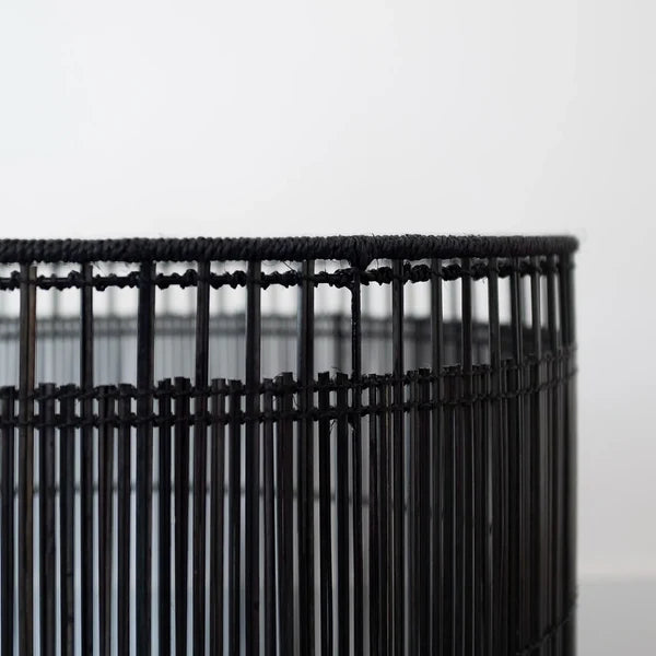 Hem Handwoven Rattan & Bamboo Laundry Basket