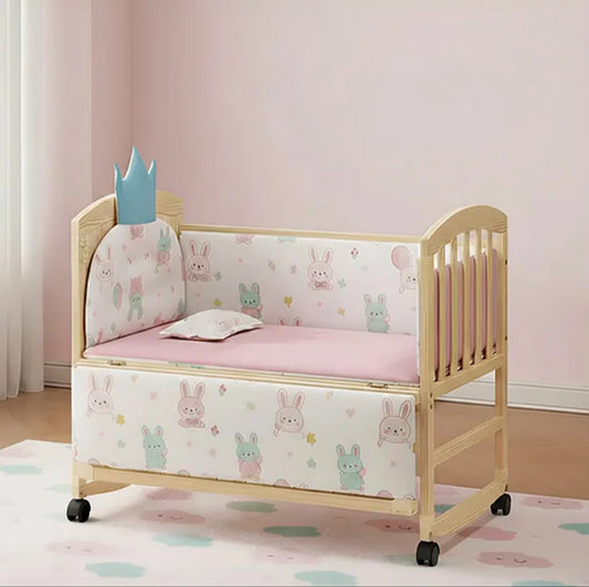 Furnifest Hemi Cot 5-in-1 Convertible Baby Cot