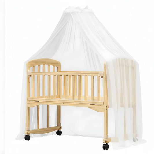 Furnifest Hemi Cot 5-in-1 Convertible Baby Cot