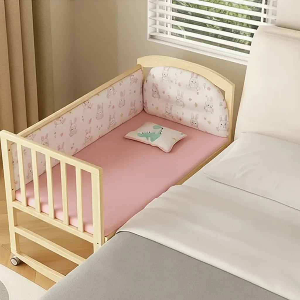 Furnifest Hemi Cot 5-in-1 Convertible Baby Cot