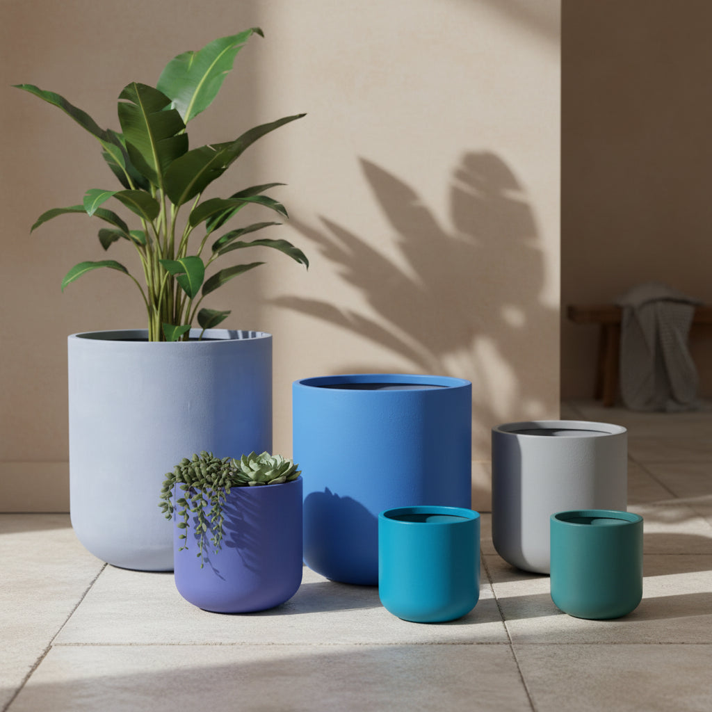 Hollyhock Fiber Planters Premium FRP