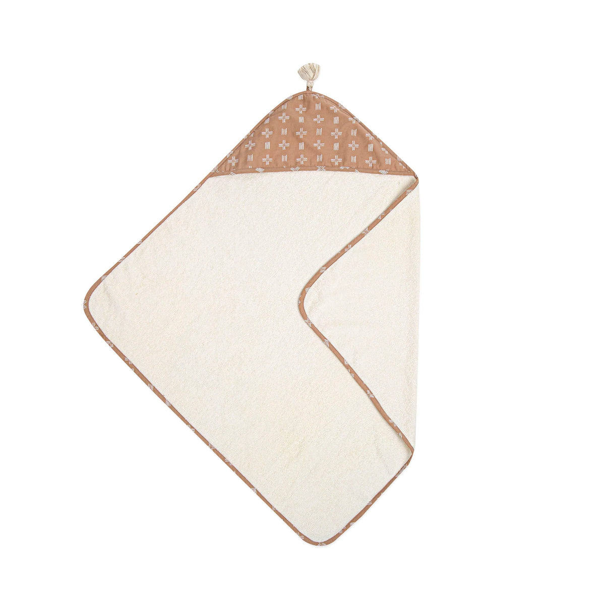 Crane Baby Hooded Towel - Ezra Collection (Copper Dash)