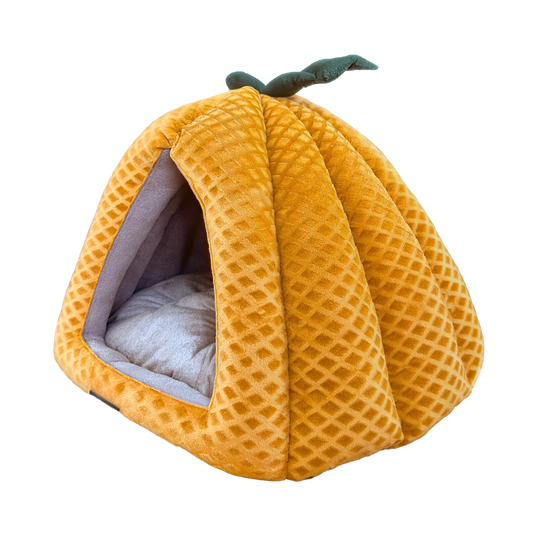 Premium Pumpkin-Shaped Pet Hut