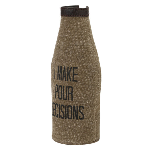 Beer Bottle Covers Pint with Stylish Printing for Men and Women (Pour Decisions)
