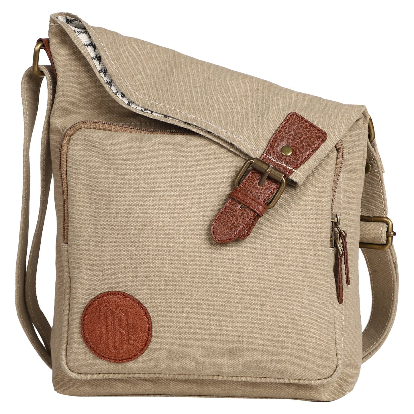 Flint Crossbody Sling bag For Men & Women – Beige