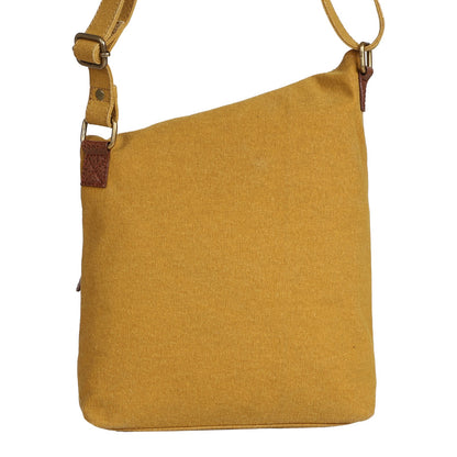 City Slicker Crossbody Sling bag For Men & Women – Mustard