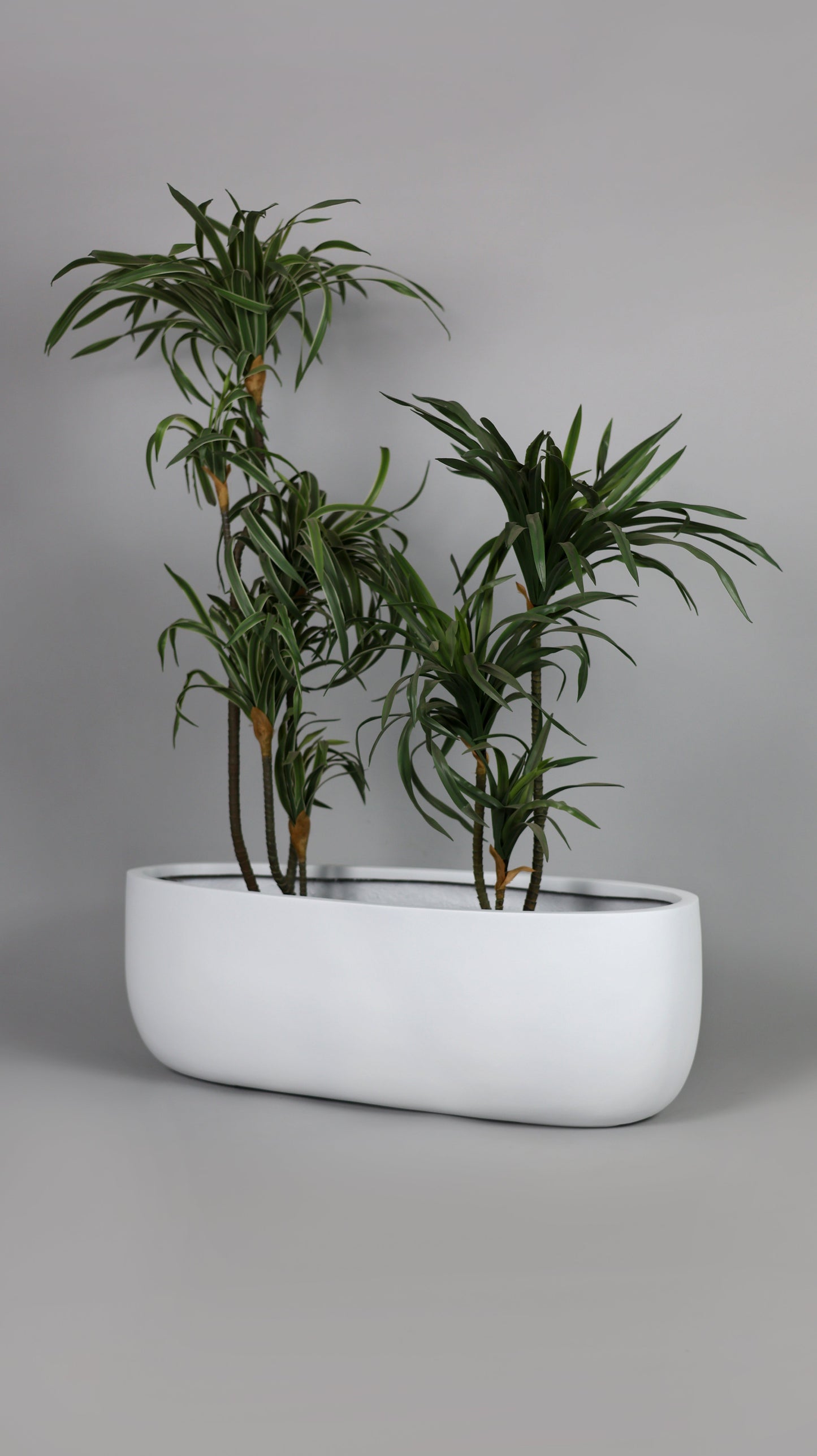 Boat White Fiberglass Planter