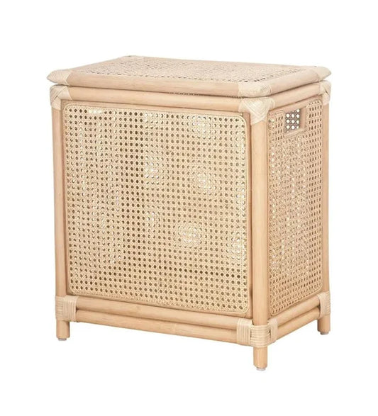 Idhant Handwoven Rattan & Bamboo Laundry Basket