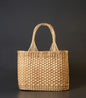 Willow Wicker Shopping Basket – Handwoven Kashmiri Basket with Double Handles – 18″ x 6″ x 24″