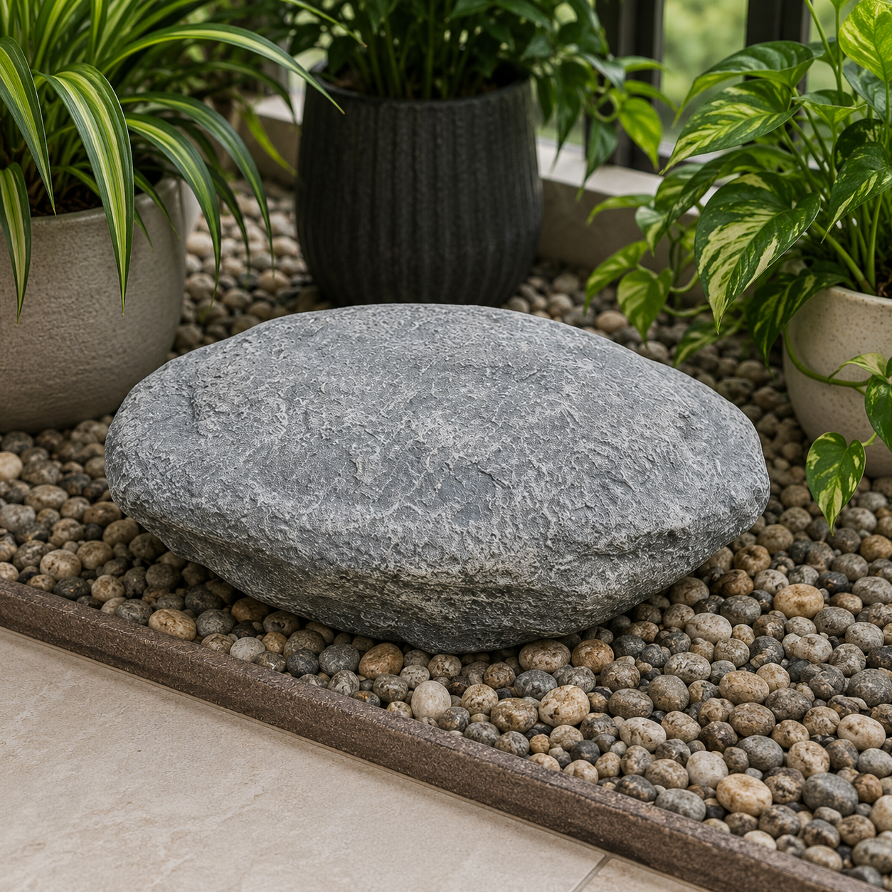 Indigo Garden Rock 25.20" x 15.35" x 7.48"