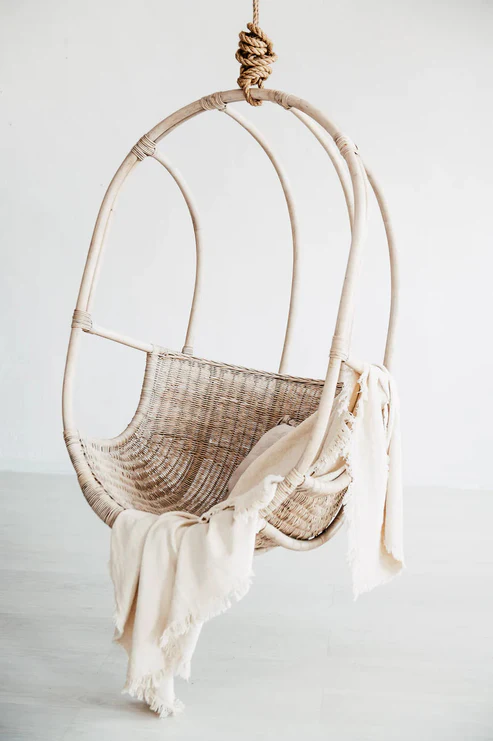 Ishana Handcrafted Bamboo Cane Swing Chair