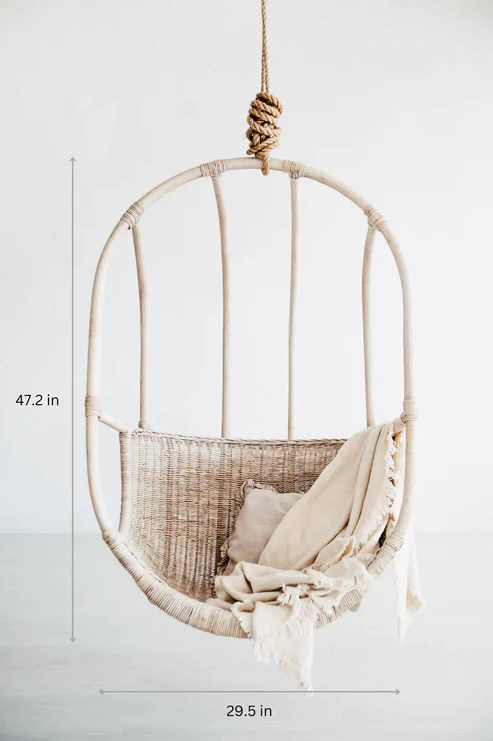 Ishana Handcrafted Bamboo Cane Swing Chair