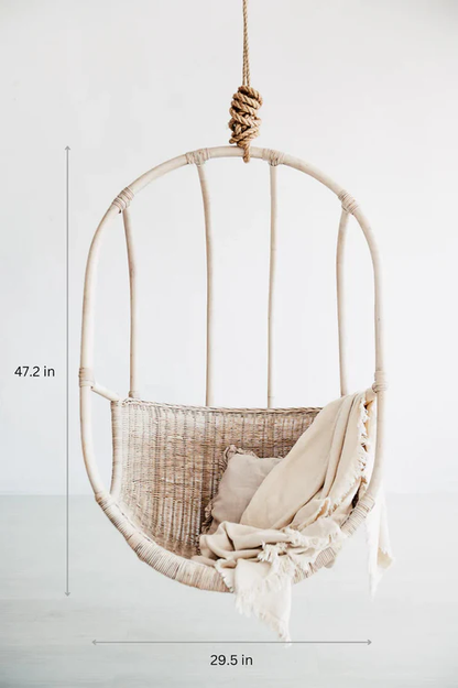 Ishana Handcrafted Bamboo Cane Swing Chair