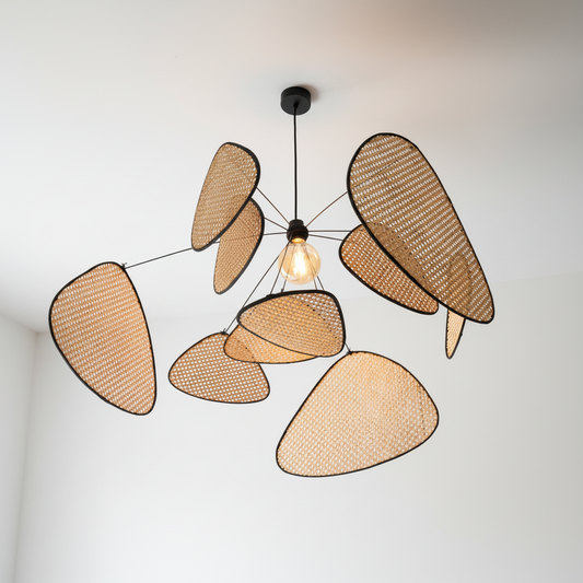 Ishank Handcrafted Rattan Pendant Light Chandelier