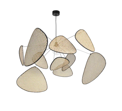 Ishank Handcrafted Rattan Pendant Light Chandelier