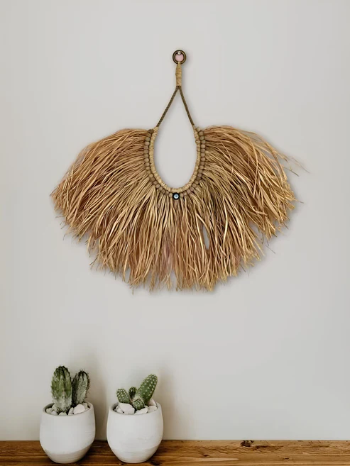 Ishita Handcrafted Wicker Wall Art