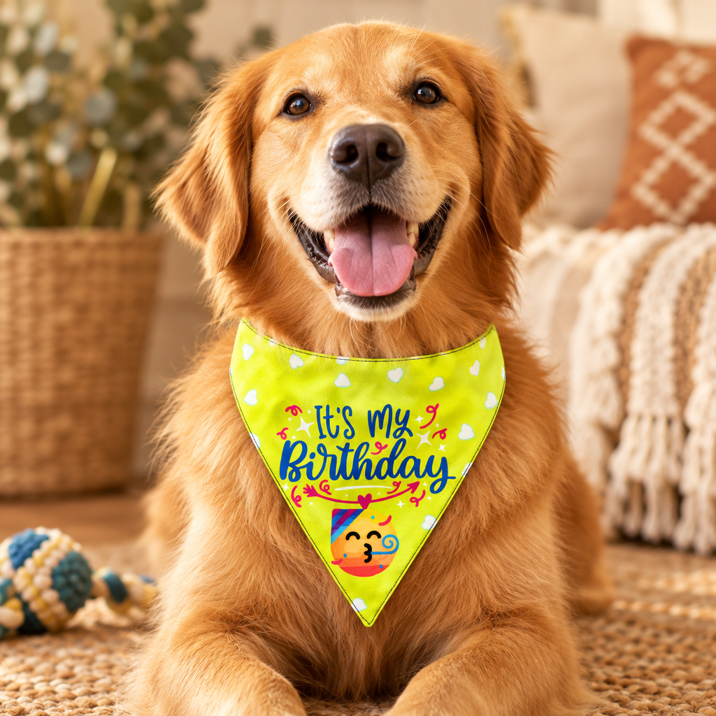 Pet Dog Bandana Its my birthday