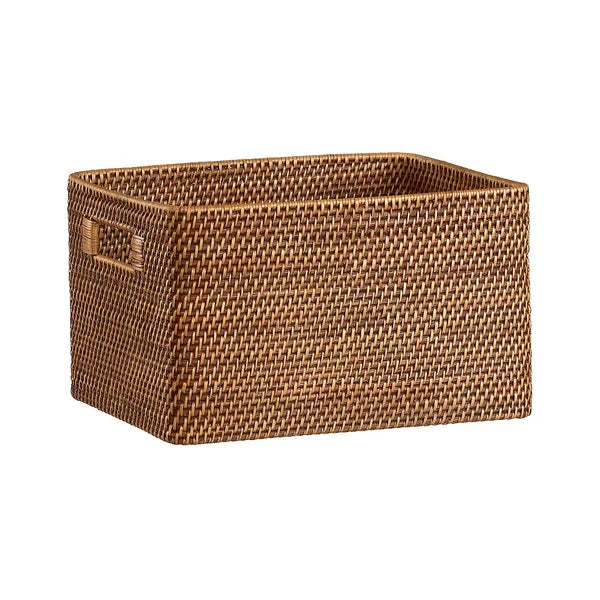 Jaya Handwoven Bamboo & Wicker Storage Basket