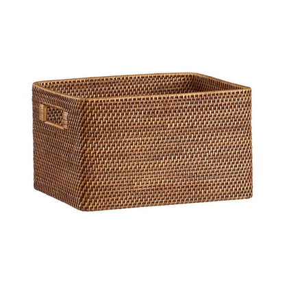 Jaya Handwoven Bamboo & Wicker Storage Basket