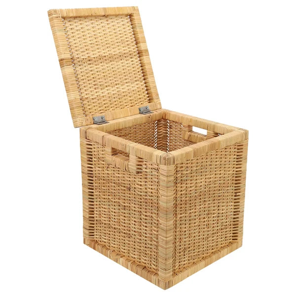 Jaya Handwoven Water Hyacinth Laundry Hamper