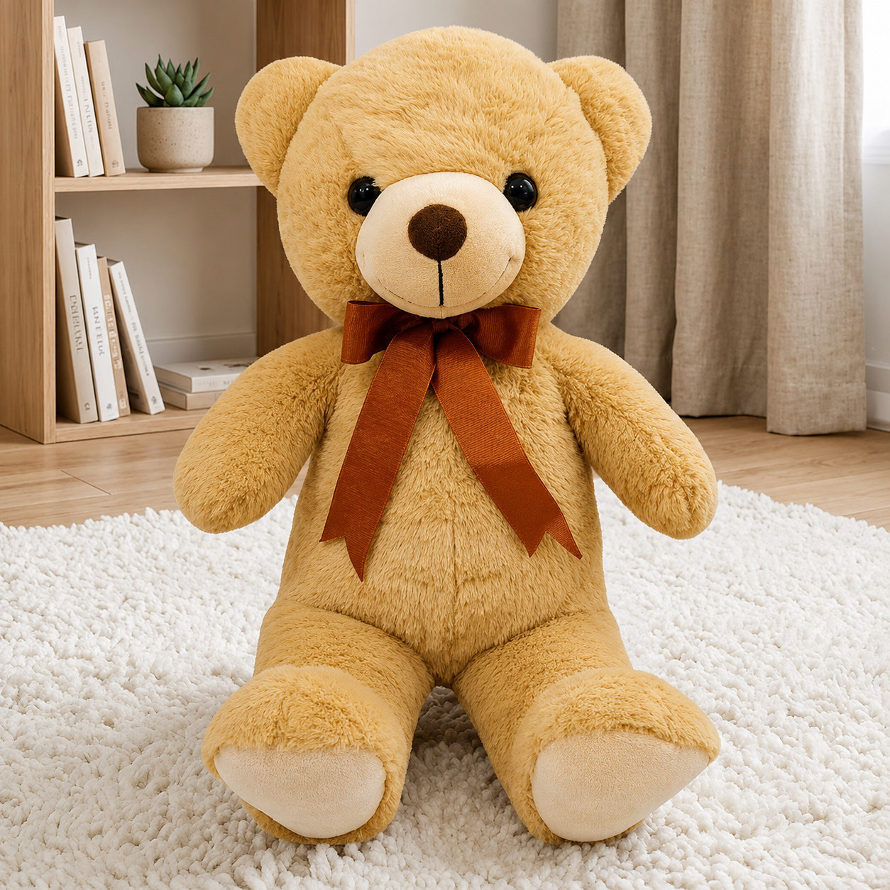 Mirada Beige Jumbo Bear Plush Toy (40cm)