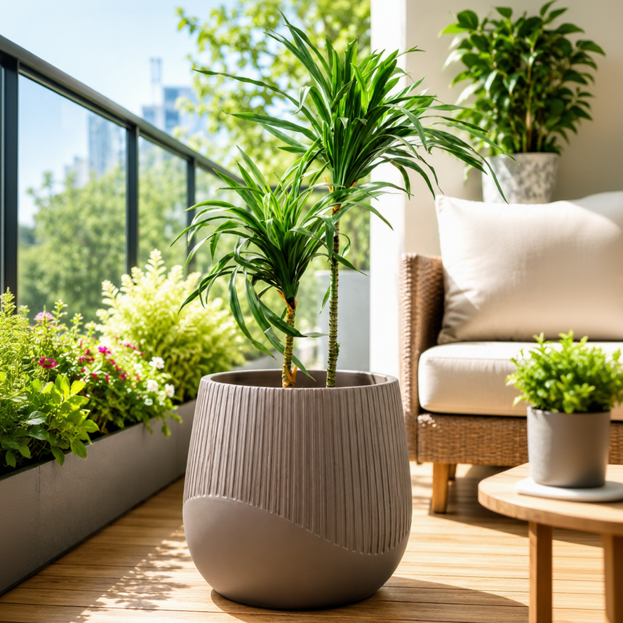Juniper Fiberglass Planter
