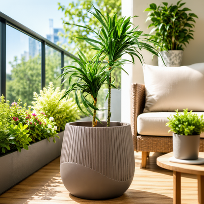 Juniper Fiberglass Planter
