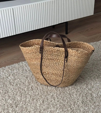 Large Spacious Jute Handbag