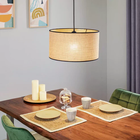 Kamala Handcrafted Jute Pendant Light
