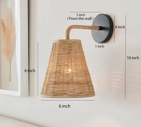 Kashvi Handcrafted Bamboo Wall Lampshade