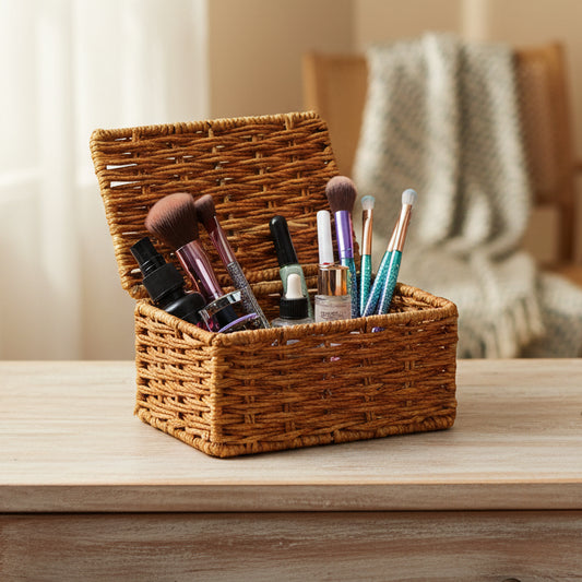 Kavya Handwoven Kauna Grass Storage Basket