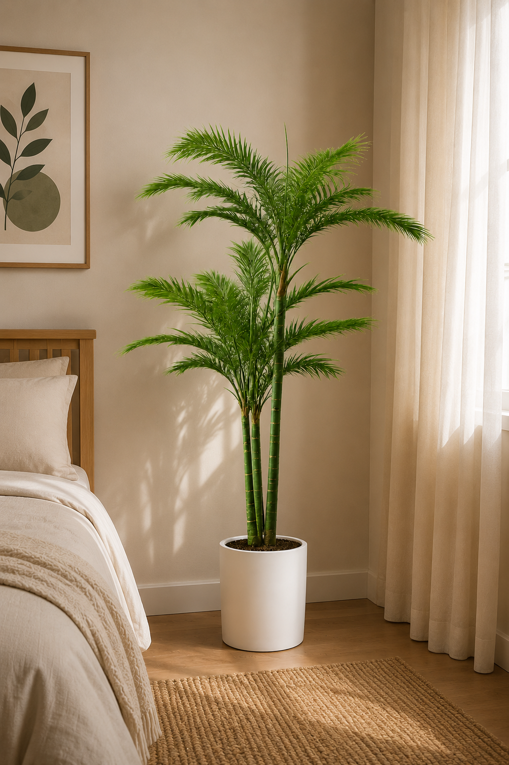 Premium Artificial Kentia Palm Tree 55"