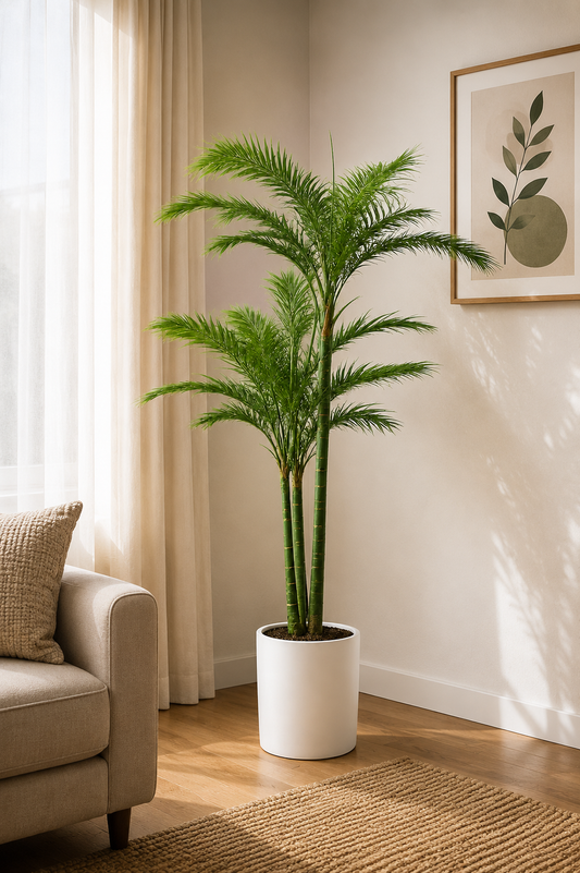 Premium Artificial Kentia Palm Tree 55"