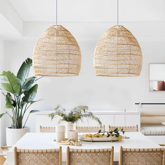 Kevin Rattan Bamboo Hanging Light