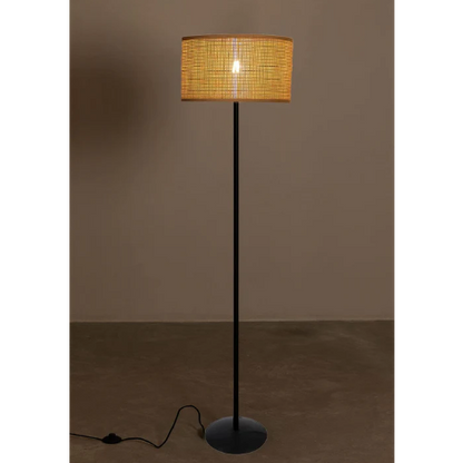 Kiara Handcrafted Rattan Cane Floor Lamp