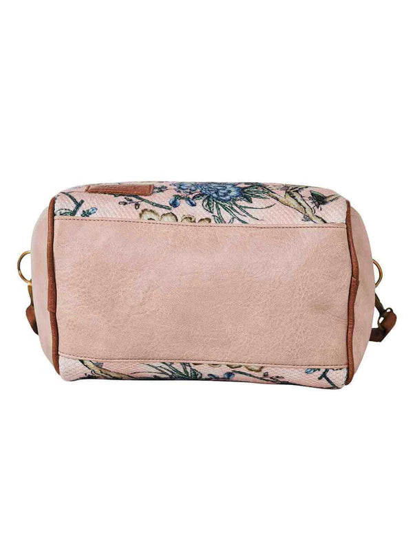 Kilim Inspired Canvas Handbag for Women