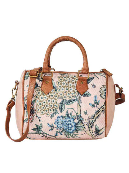 Kilim Inspired Canvas Handbag for Women