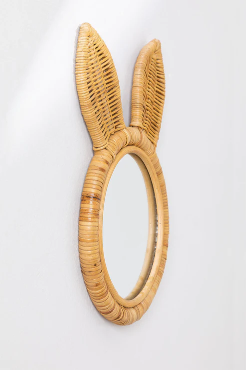 Kimaya Handcrafted Rattan Wall Mirror