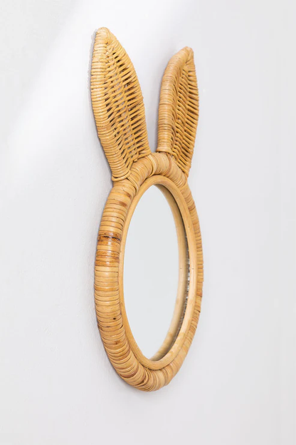 Kimaya Handcrafted Rattan Wall Mirror