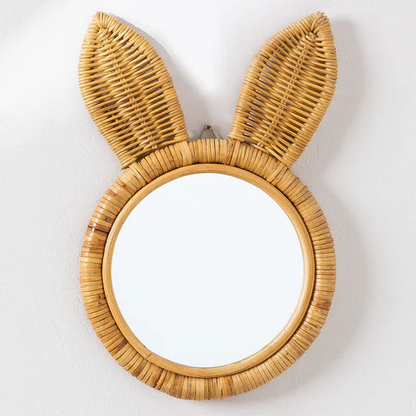 Kimaya Handcrafted Rattan Wall Mirror