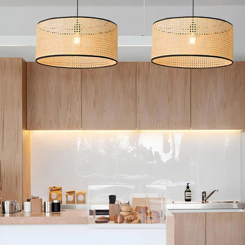 Handcrafted Rattan Cane Pendant Light Kritika
